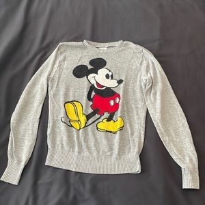 Small grey Mickey Mouse sweater | Disney